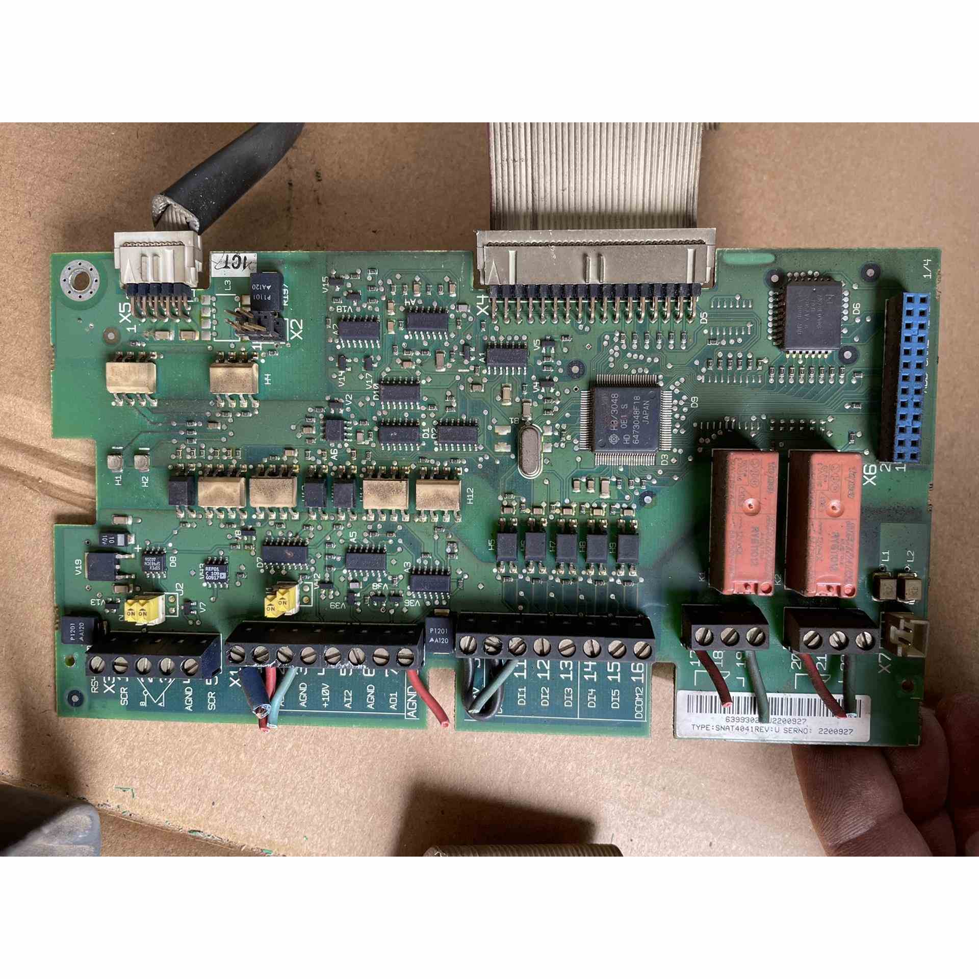 ABB变频器CPU板ACS400主板SNAT4041C,不是实价