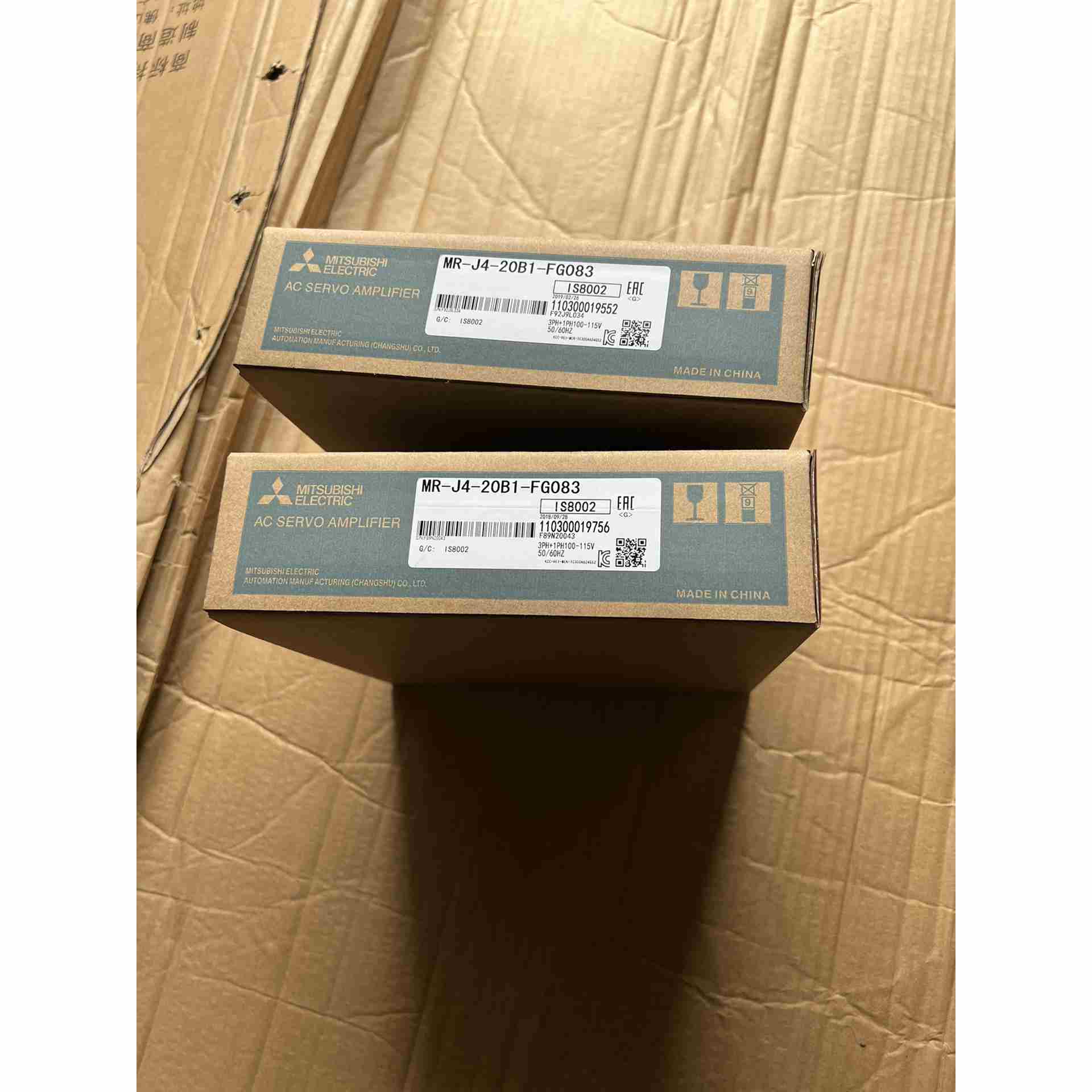 三菱低压伺服MR-J4-20B1-FG083伺服驱动器，不是实价