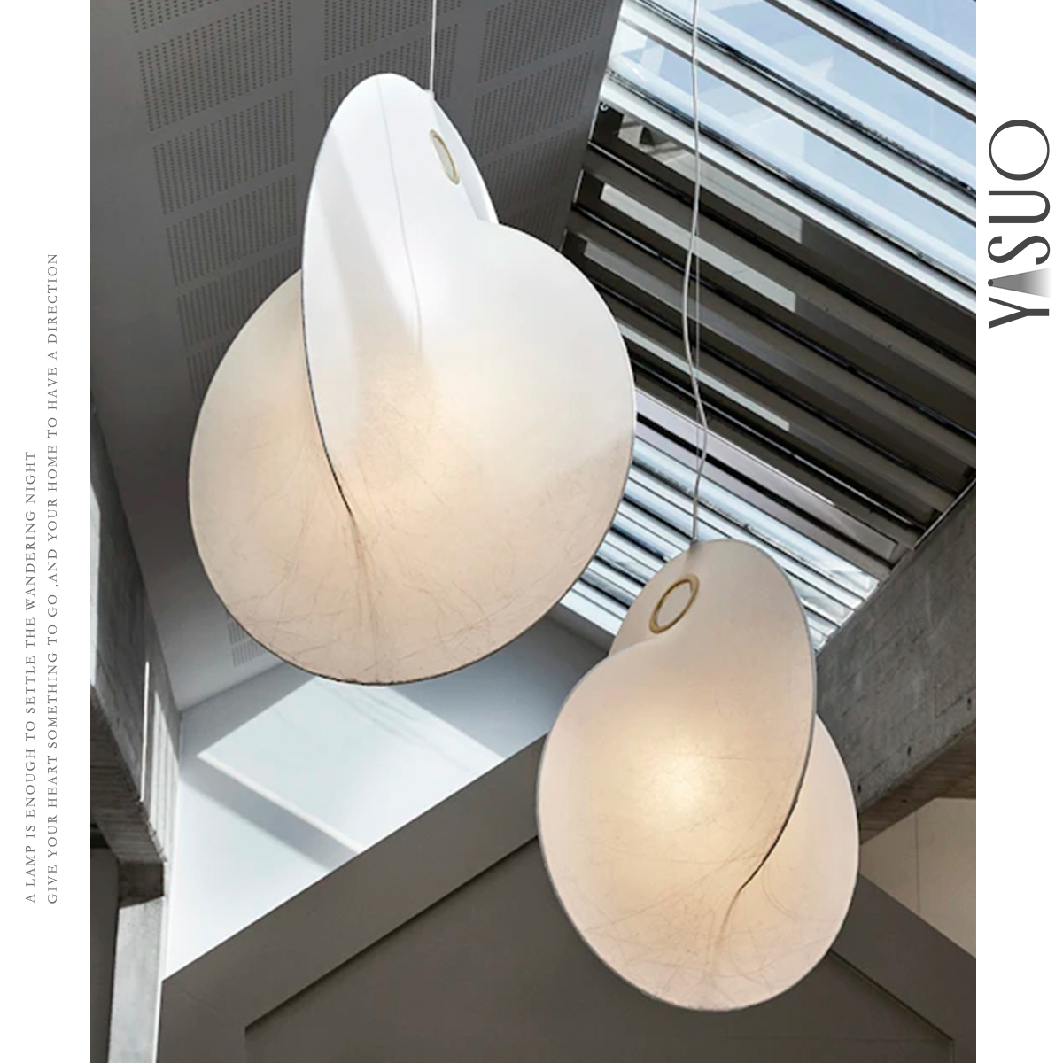 意大利奶油风杨桃蚕丝吊灯