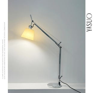 意大利Tolomeo摇臂伸缩设计师客厅书房氛围灯中古床头阅读台灯