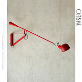 意大利 工业风创意极简长杆可旋转阅读壁灯 265摇臂壁灯设计师款