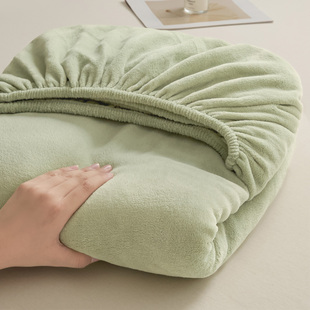 定做订制加厚牛奶绒床笠榻榻米拼接子母床罩套高低床包宝宝法莱绒