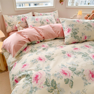 定做订制全棉纯棉四件套榻榻米床包组国外留学生king queen size