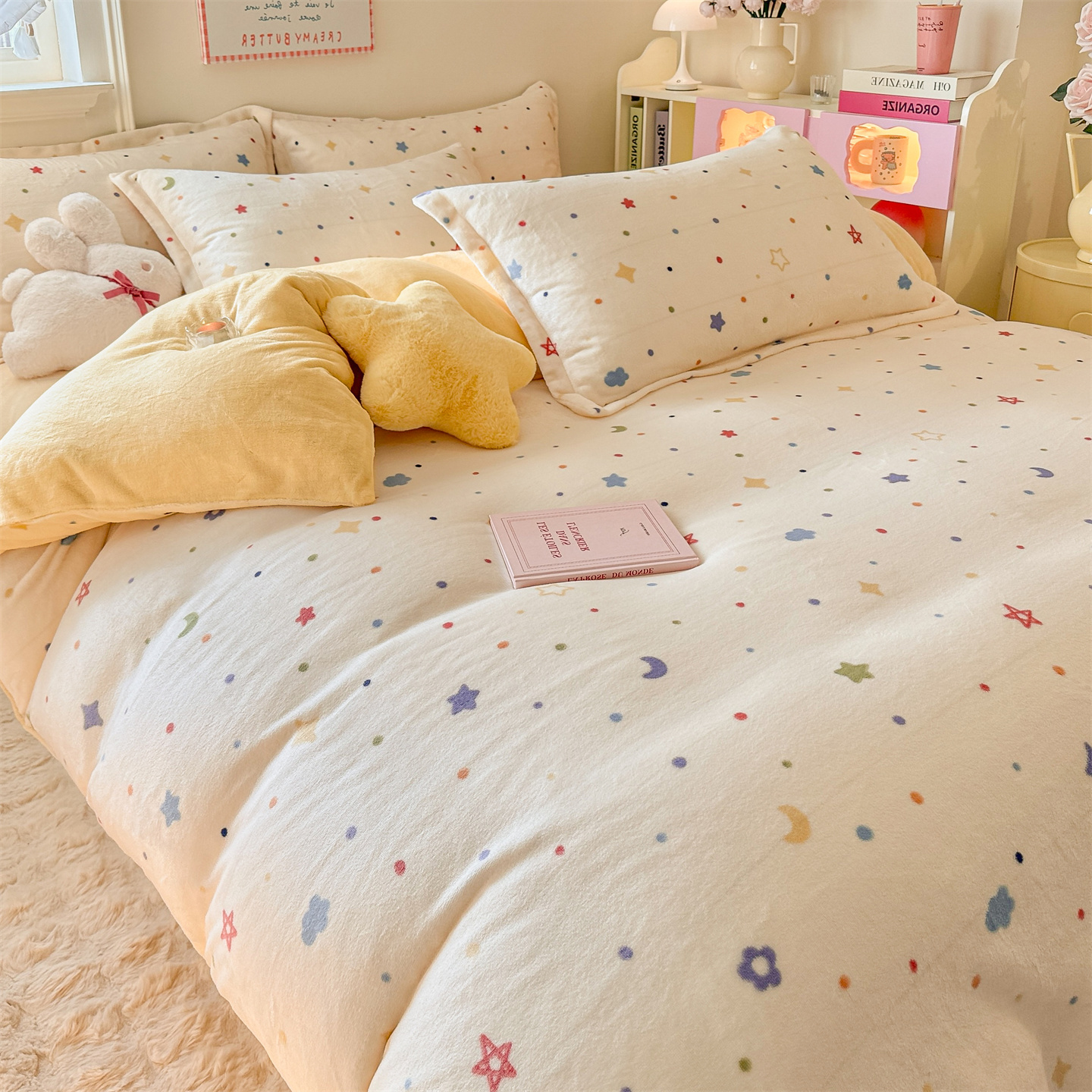 定做订制加厚牛奶绒被套被罩