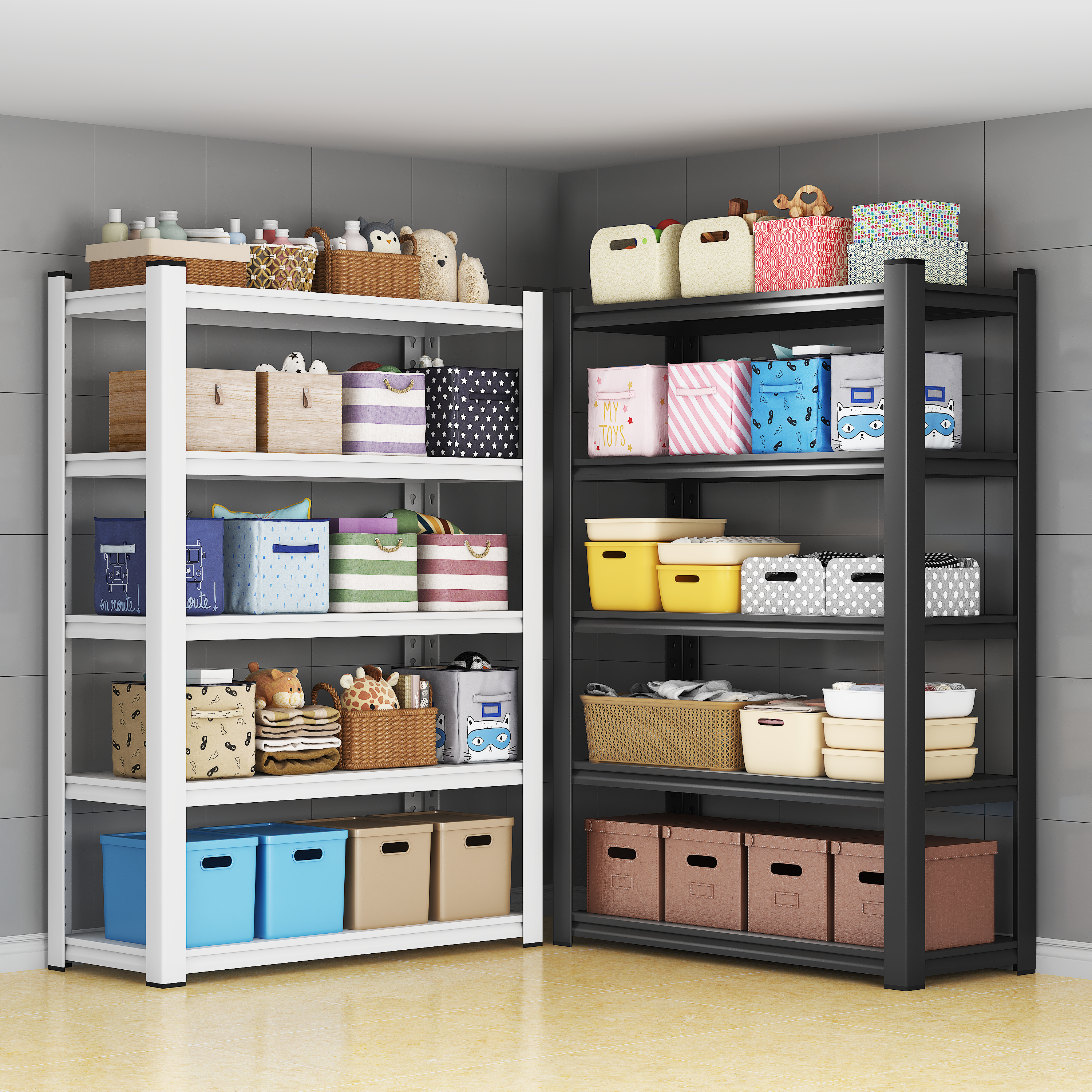 家用货架置物架多层落地客厅阳台收纳架厨房储物架杂物整理铁架子