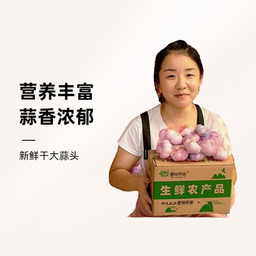 【干蒜】干蒜头农家蒜紫白新干大蒜头饱满低价干大蒜头