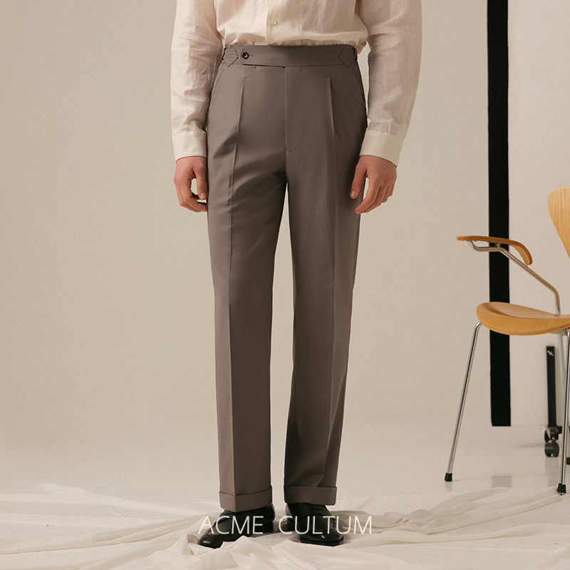 100%澳洲羊毛西裤长裤男士