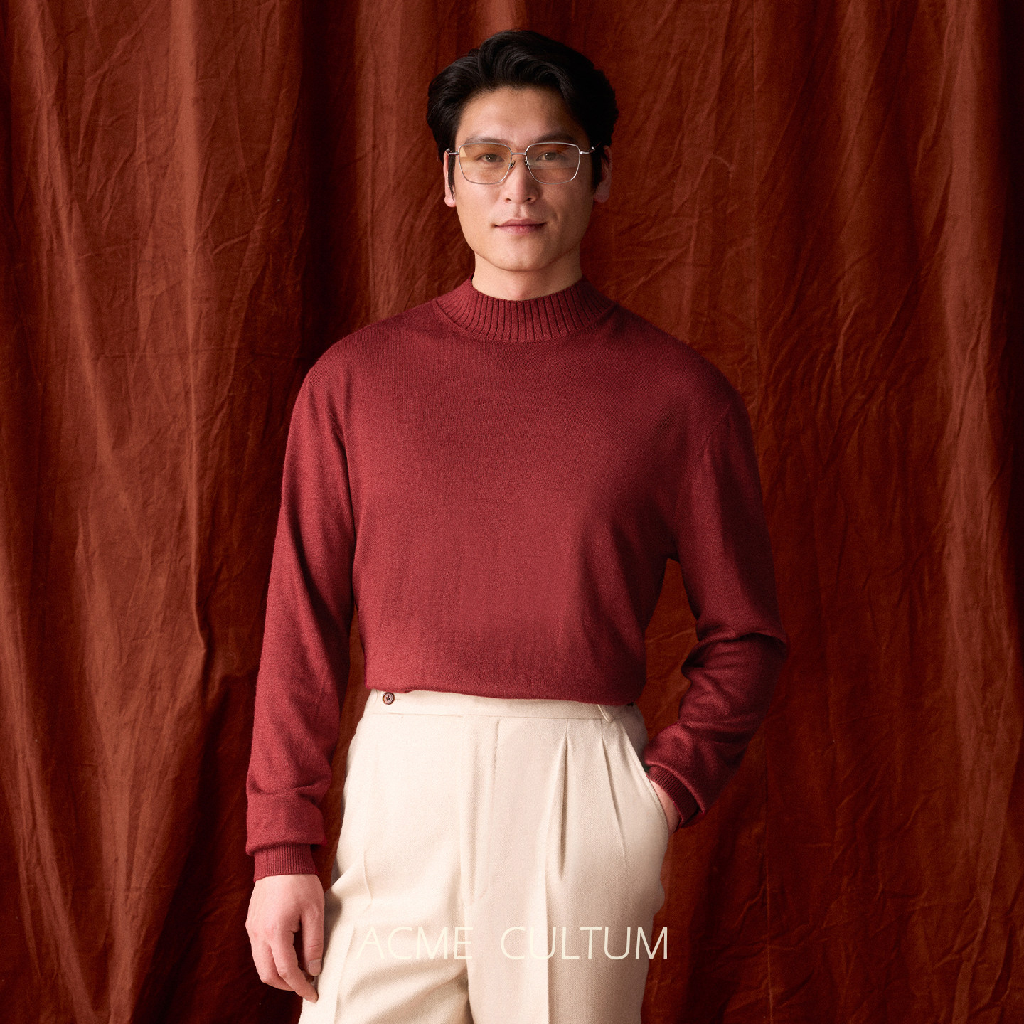 Acme cultum节日限定柞蚕丝 半高领毛衣男女同款针织衫修身内搭冬,男装,针织衫/毛衣,淘宝优惠券,粉丝福利购,淘宝优惠卷