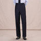 无褶直筒修身 长裤 AC130S精纺羊毛西裤 男商务正装 大码 弹力腰