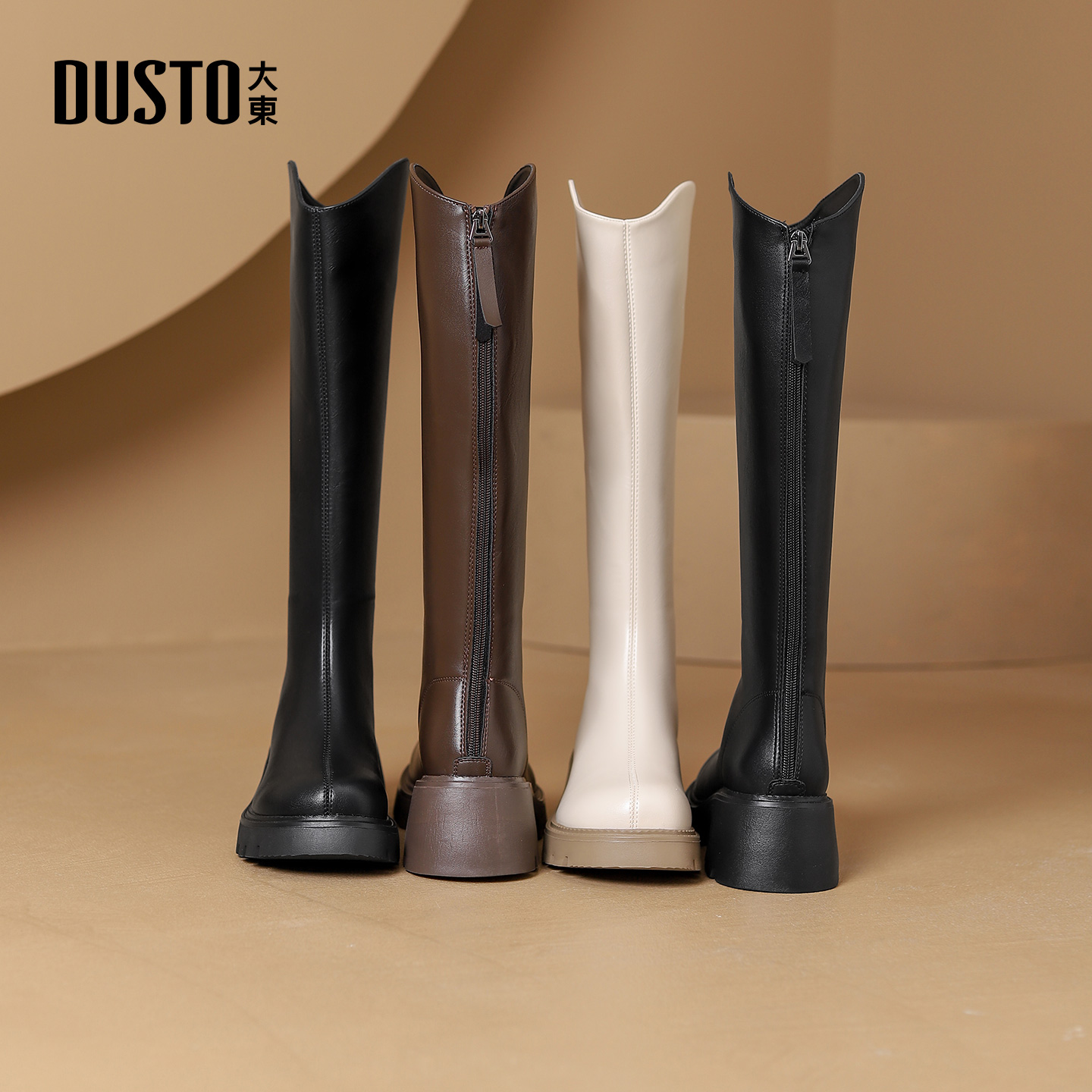 大东骑士靴女鞋冬季长靴