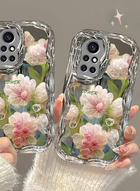 适用于华为nova8手机壳nova8pro保护套nova12防摔nova11电镀奶油纹nova10新款nova9全包边nova7不顶膜nova6镂