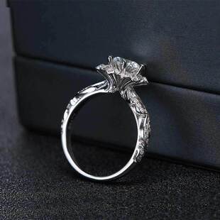 婚戒初雪款戒指女小众设计感时尚食指戒个性