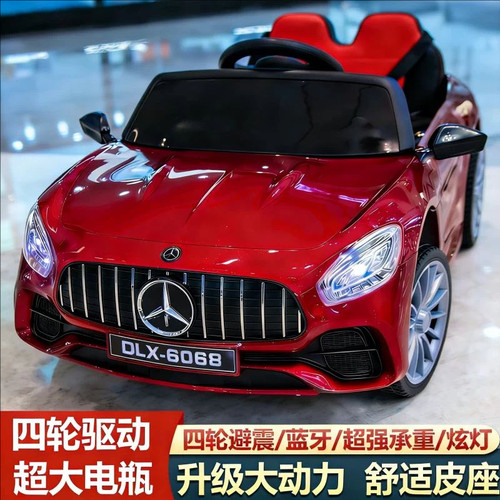 电瓶可坐人四轮遥控小孩玩具充电