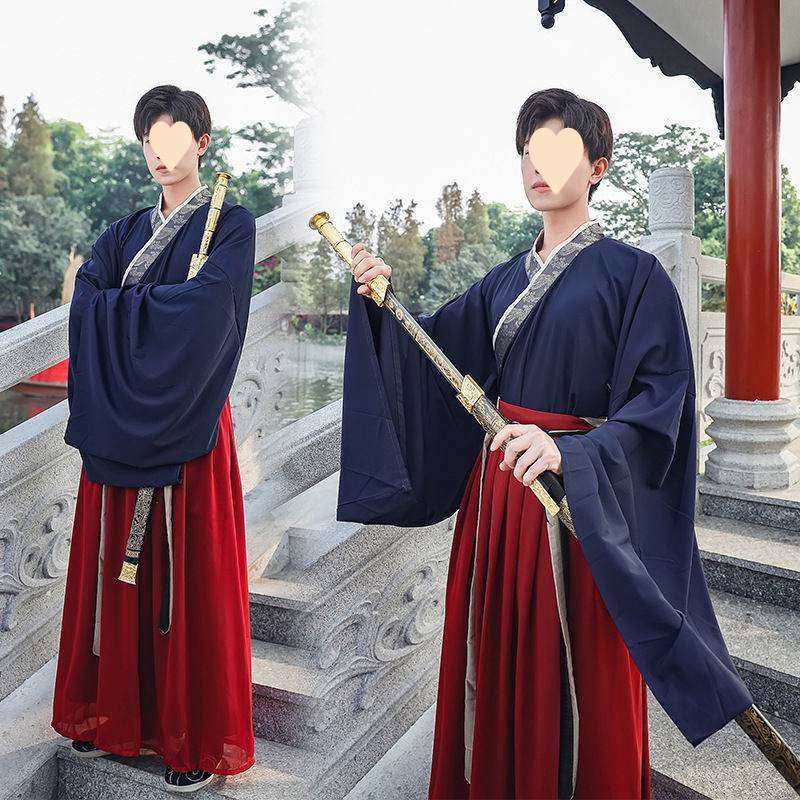 전통 한푸 고대 코스트롬 무술 히로인 엠브로