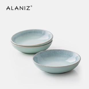 菜沙拉碗 alaniz南兹浮岚大碗陶瓷菜碗汤碗水果碗窑变菜碗家用装