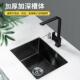 吧台水槽单槽小尺寸家用纳米手工水槽不锈钢厨房水槽下柜台盆