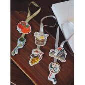 古风书签贴教师节礼品古典中国风创意文创送老师手工刺绣礼盒文房