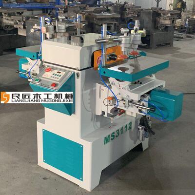 木工机械MS3112自动双头榫眼机卧式榫槽机出榫机方眼机打眼机