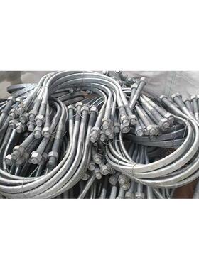 热浸镀锌U型抱箍电力电线杆承重支架管卡广告牌卡箍M16M18*150-40