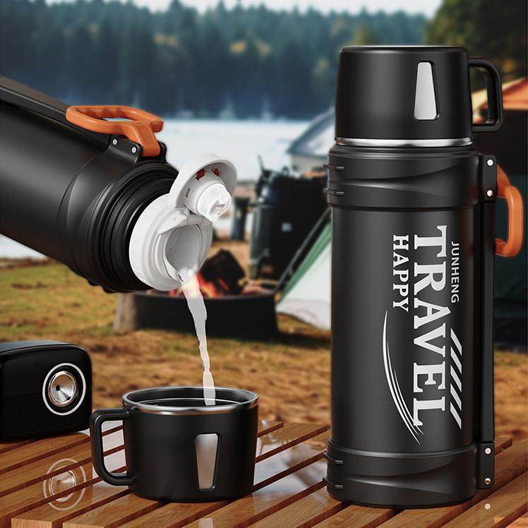 家用热水瓶大容量316不锈钢男户外可携式水壶旅行水杯子2升定制lo