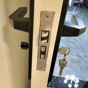 大小50静音不锈钢锁体室内门卧室门锁舌通用型家用房间门锁芯