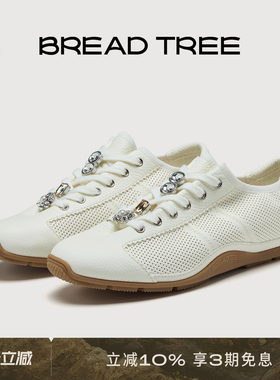 BREADTREE宝石装饰网眼休闲鞋