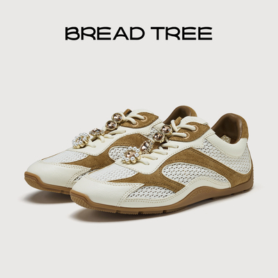 BREADTREE宝石装饰网面休闲鞋