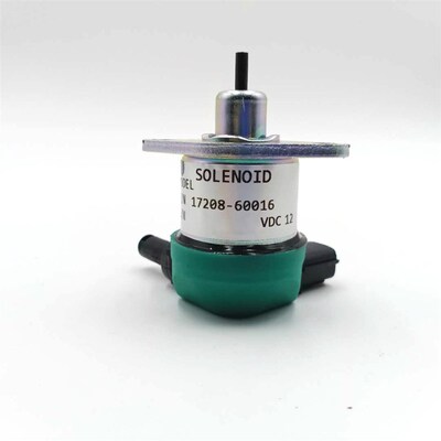 挖掘机配件久保田D1105 V1505发动机熄火电磁阀开关17208-60016