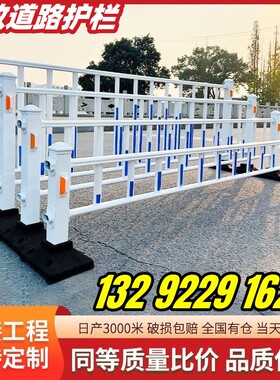 道路市政护栏停车场人行道分流隔离栏马路防护栏交通机非防撞栏杆
