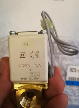 山东新华台式立式灭菌器用日本SMC进水电磁阀VX215FZ1BX591H.5mm
