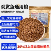 通用型上浮料高蛋白小颗粒锦鲤金鱼饲料兰寿孔雀小鱼食鱼粮不浑水