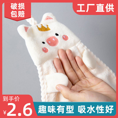超强吸水擦手巾挂式擦