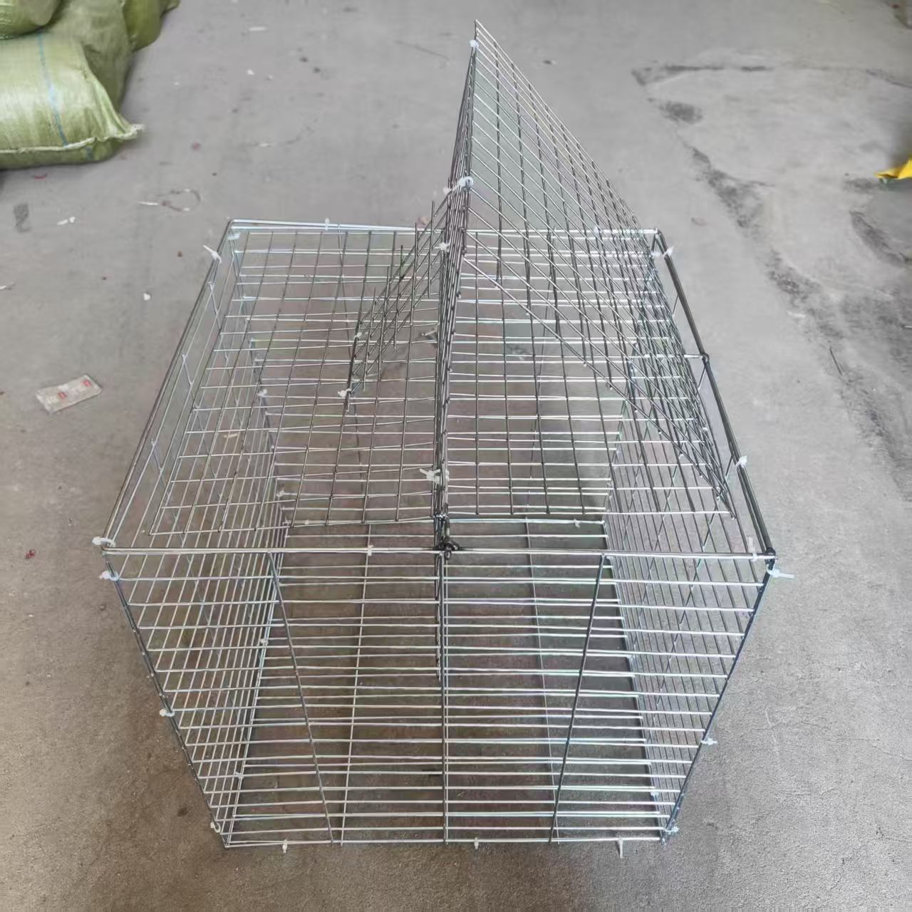 翻转自动天落笼镀锌鸽笼