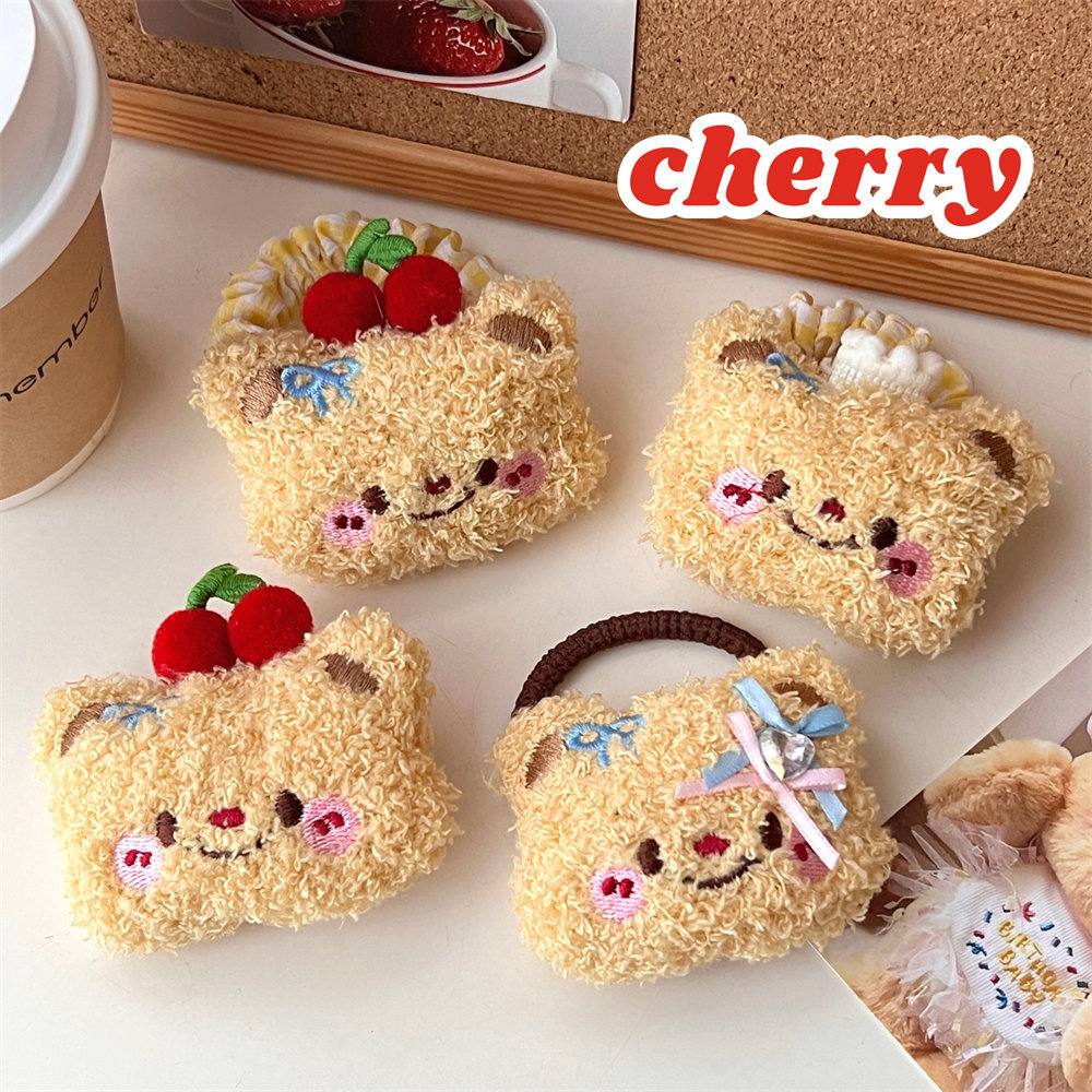 质量严选可爱卡通小熊毛绒发绳发