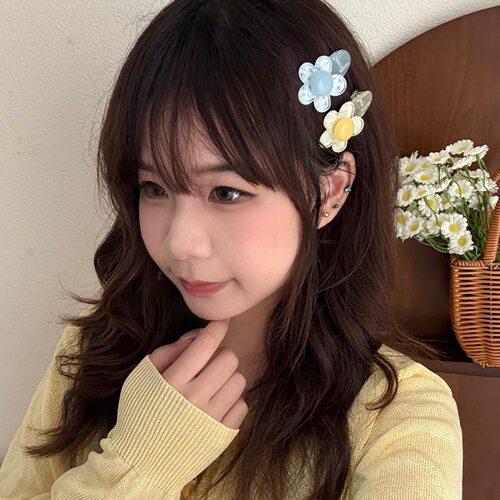 质量严选清新碎花花朵圆豆甜美碎