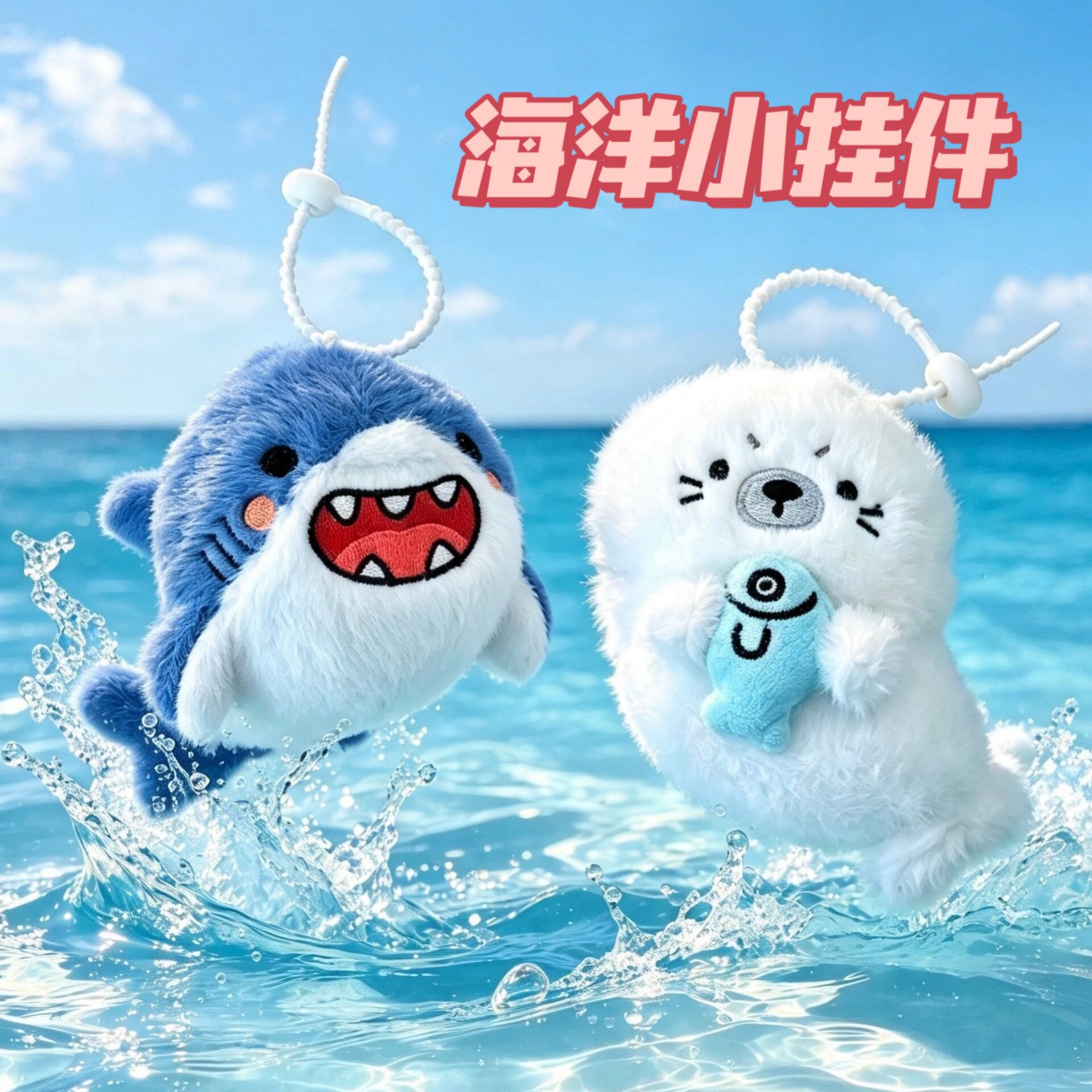 质量严选新款创意海洋系列毛绒玩