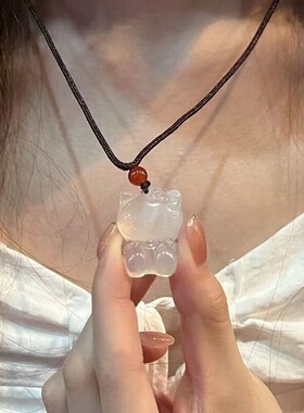 少女可爱卡通kitty麻绳可调节项