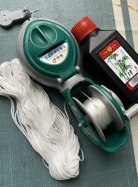 新款耐摔墨斗高档划线器木工专用手摇式墨斗抗摔耐用画线工具墨斗