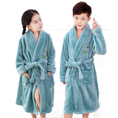 新款睡袍加厚睡袍珊瑚家居服