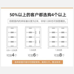 定制床底收纳箱带轮塑料大号衣物整理箱子家用床下储物箱加厚学生