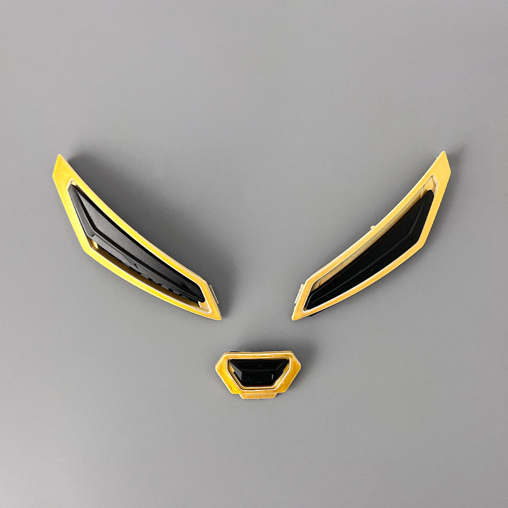 AGV头盔配件K1/K1S顶风窗K3SV/K5/K5S尾翼扰流板电镀装饰改装零件