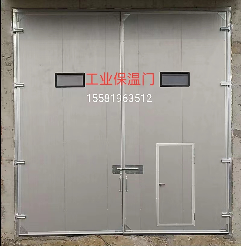 工业门手动大型平开门车间保温彩钢大门门推拉门库房折叠门定制