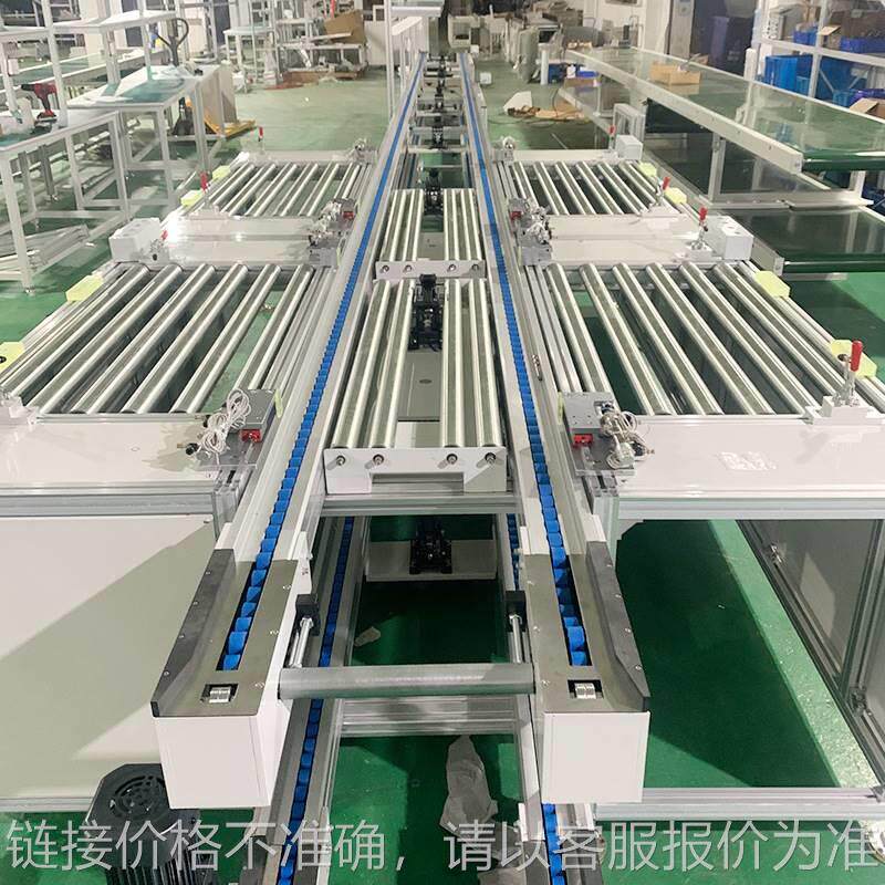 锂电池储能生产线 动力电池自动化生产装配倍速链上下循环输送线
