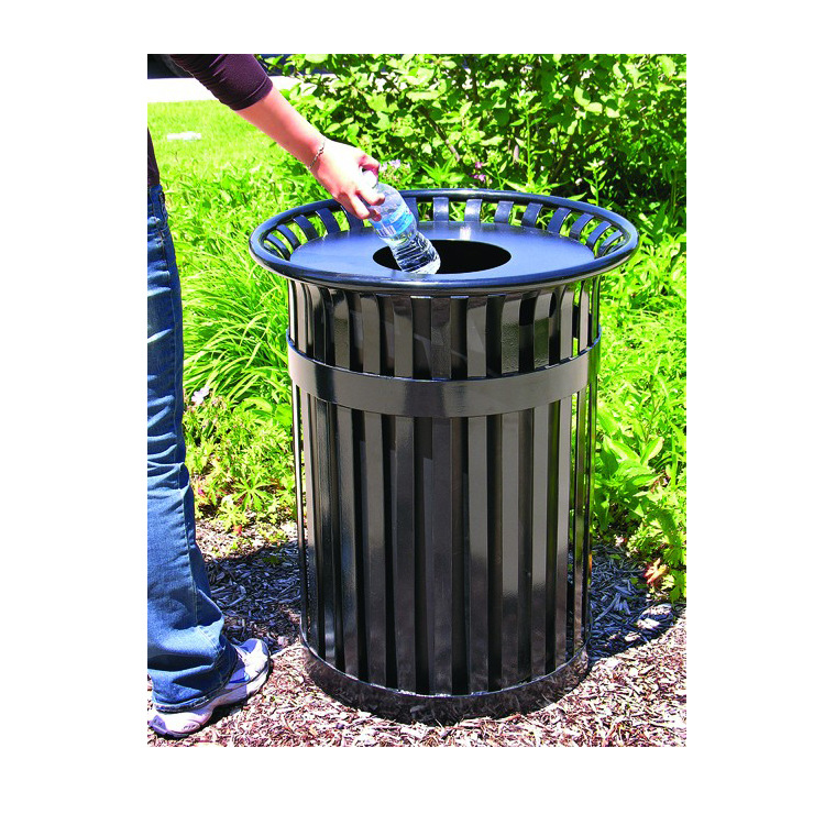户外垃圾桶果皮箱美式铁艺环保小区分类垃圾箱室外环卫垃圾桶厂家