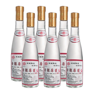 6瓶 青海青稞酒52度青稞原浆高度清香型白酒粮食酒光瓶自饮500ml