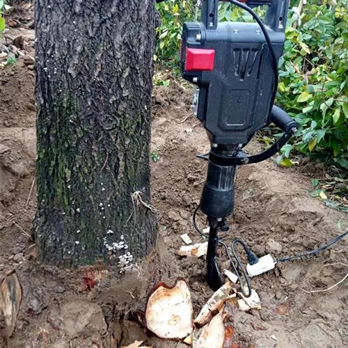 大功率多功能种植电动挖树机苗木挖球挖沟凿子岩石破碎挖土电动镐