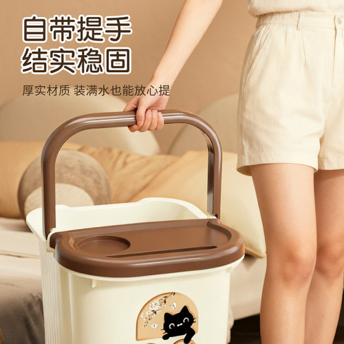 家用泡脚桶加厚加高过膝