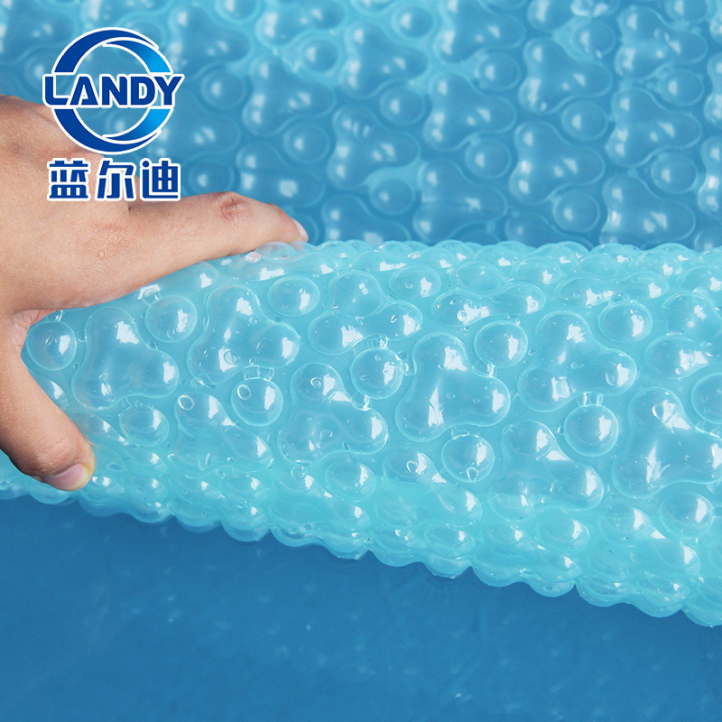 桃心钻气泡泳池盖 梅花气泡保温盖swimming pool cover 500micron