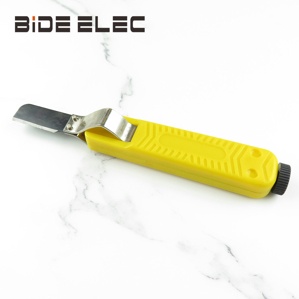 25-5Y黄色电缆剥皮器去皮钳带刀片剥线直径8-28mmBIDE ELEC,五金/工具,刮刀,淘宝优惠券,粉丝福利购,淘宝优惠卷