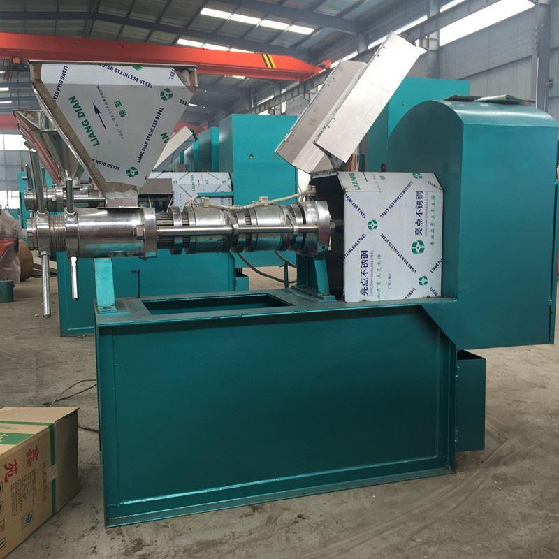 多功能螺旋花生油榨油机 125型菜籽花生榨油机 棕榈椰子榨油机